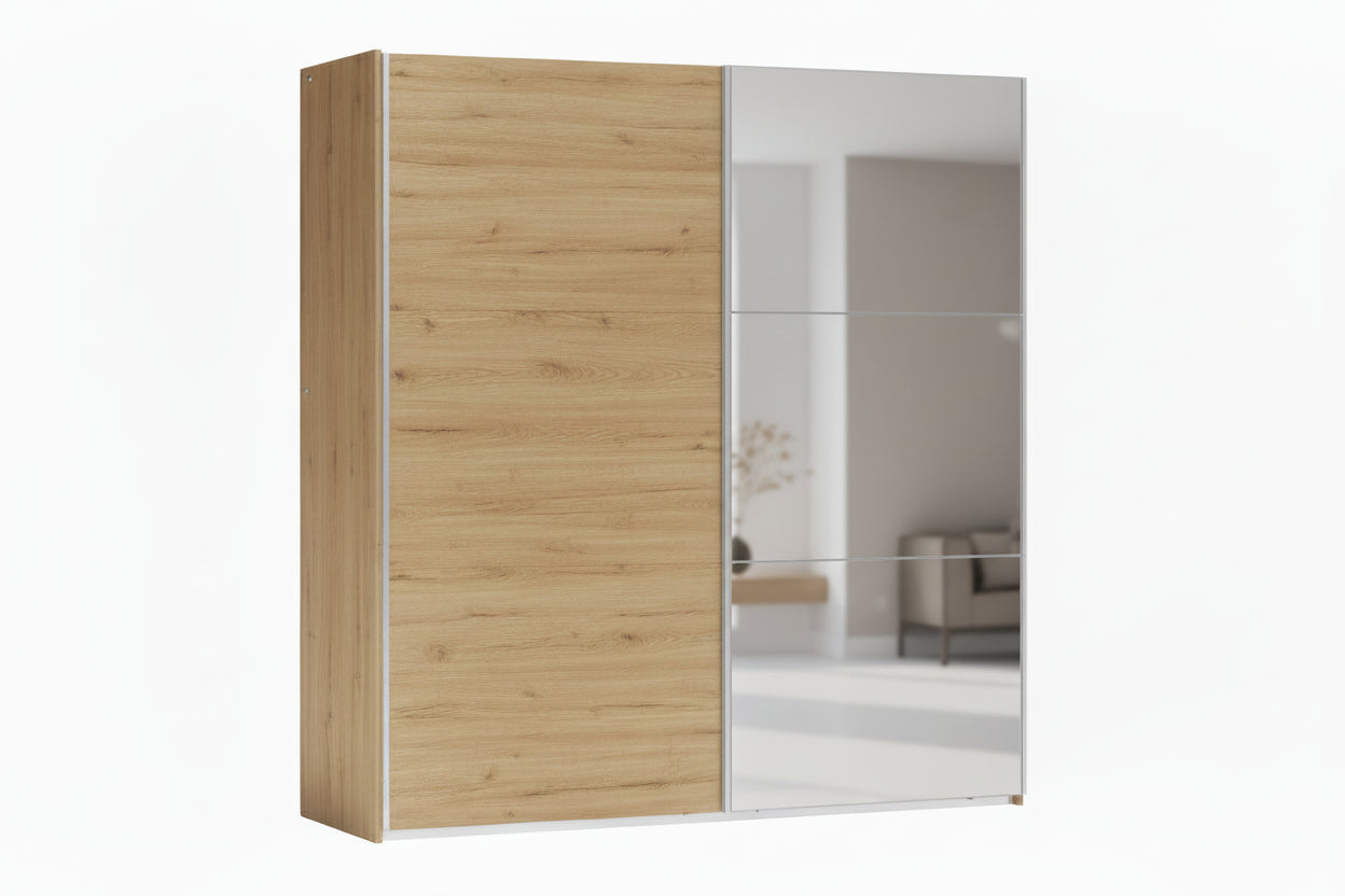 VIGO 200 Wardrobe White/Oak WOTAN