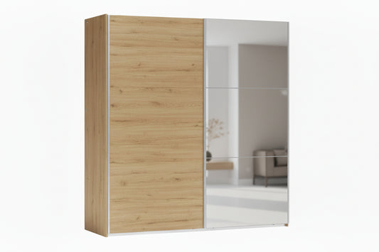 VIGO 200 Wardrobe White/Oak WOTAN
